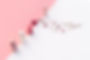 Trendy design template with tender pink