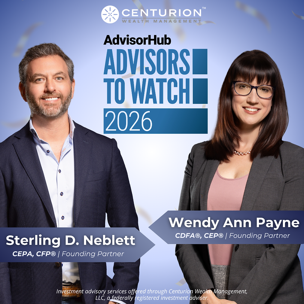 Wendy Ann Payne & Sterling D. Neblett Named to AdvisorHub's 2026 Advisors to Watch List