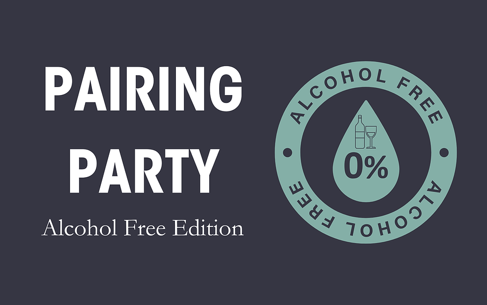 Alcohol Free Pairing Party