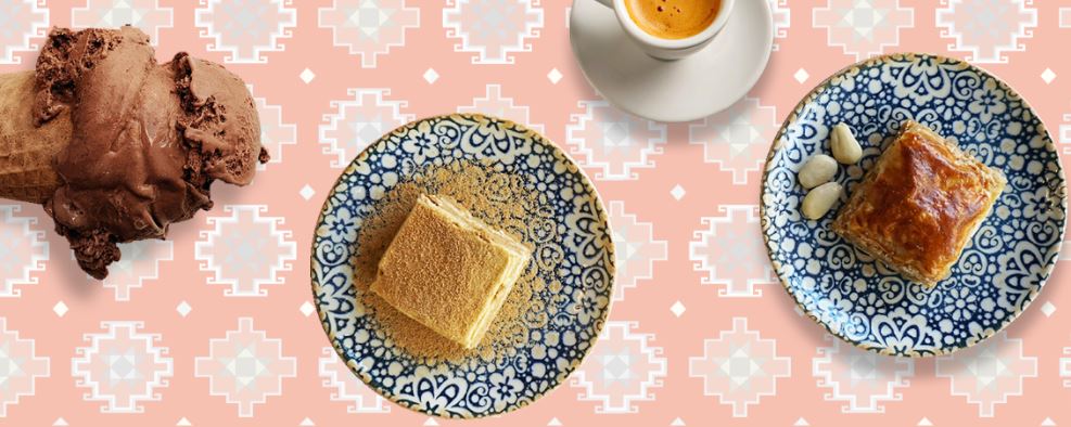 Arranged Food and Objects