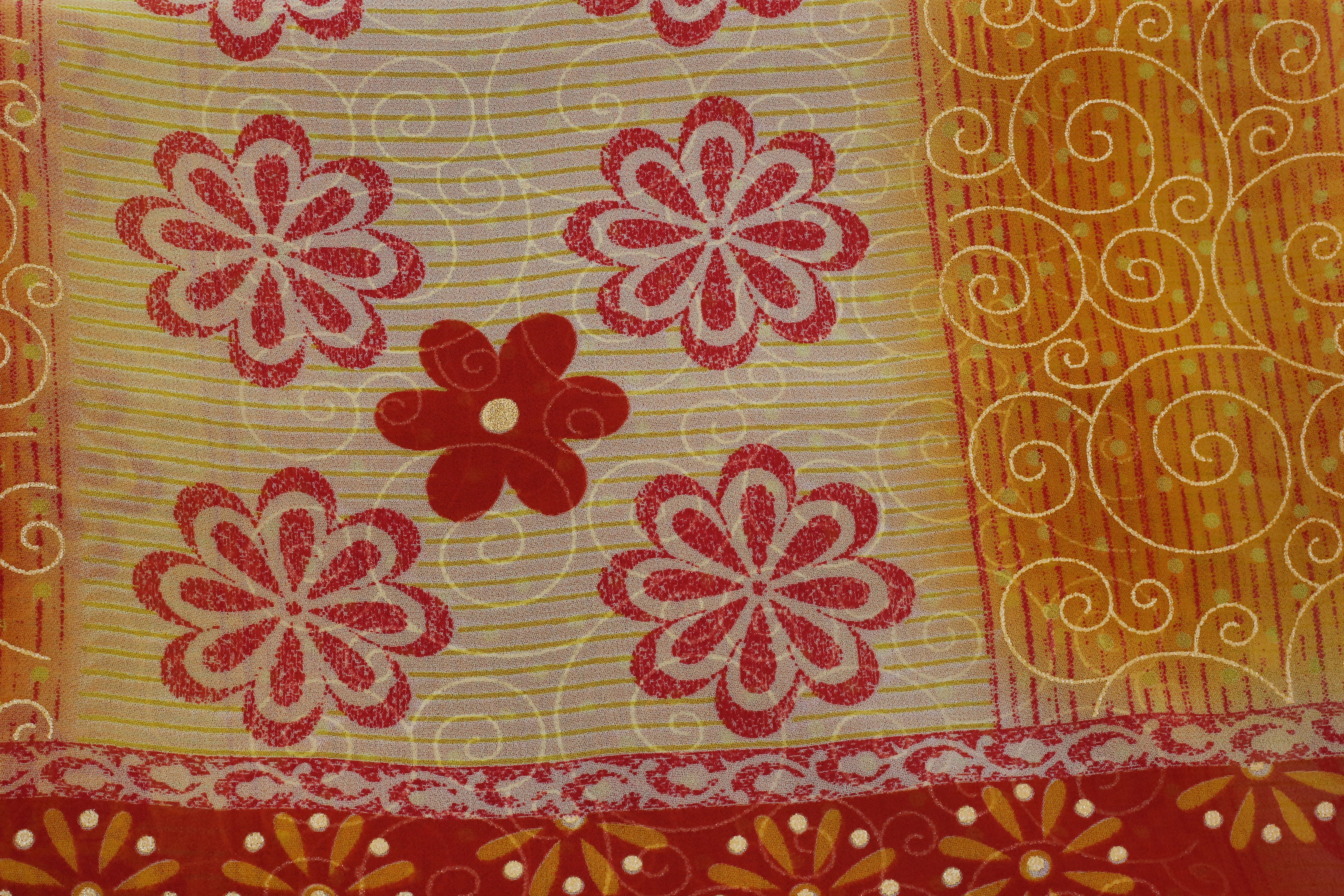 Pareos with various patterns