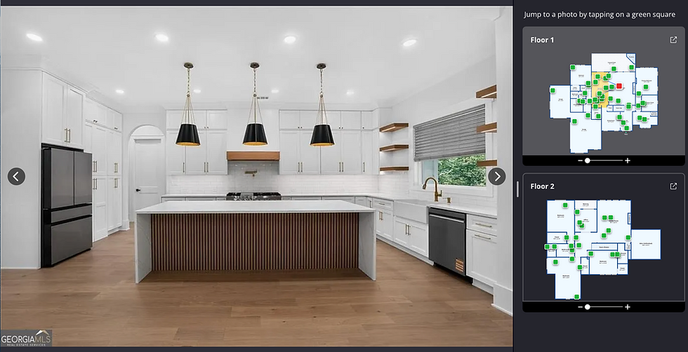 Professional real estate floor plan in Atlanta, GA by NLPVisuals