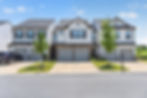 Atlanta real estate photography of modern townhomes