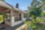 Atlanta real estate photography of a screened-in porch.