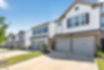 Atlanta real estate photography of modern townhomes