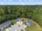 Aerial view of Atlanta real estate photography for a cul-de-sac.