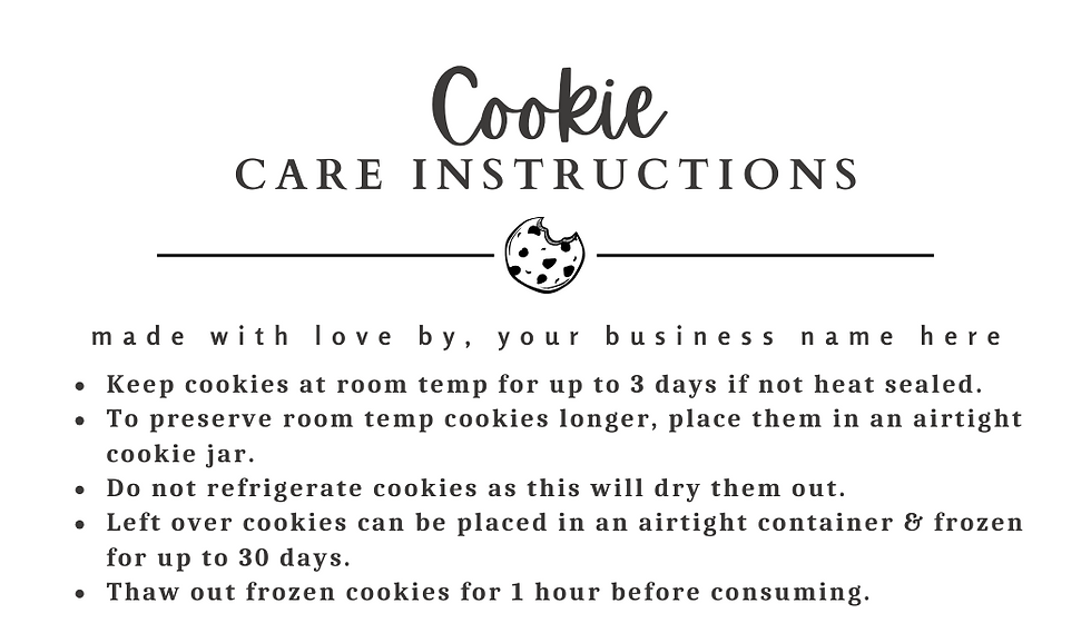 Cookie Care (custom)