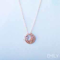 Set Kalung Emas + Liontin Berlian