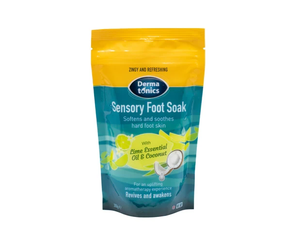 Dermatonics Sensory Foot Soak with Lime Essential Oil & Coconut 350g