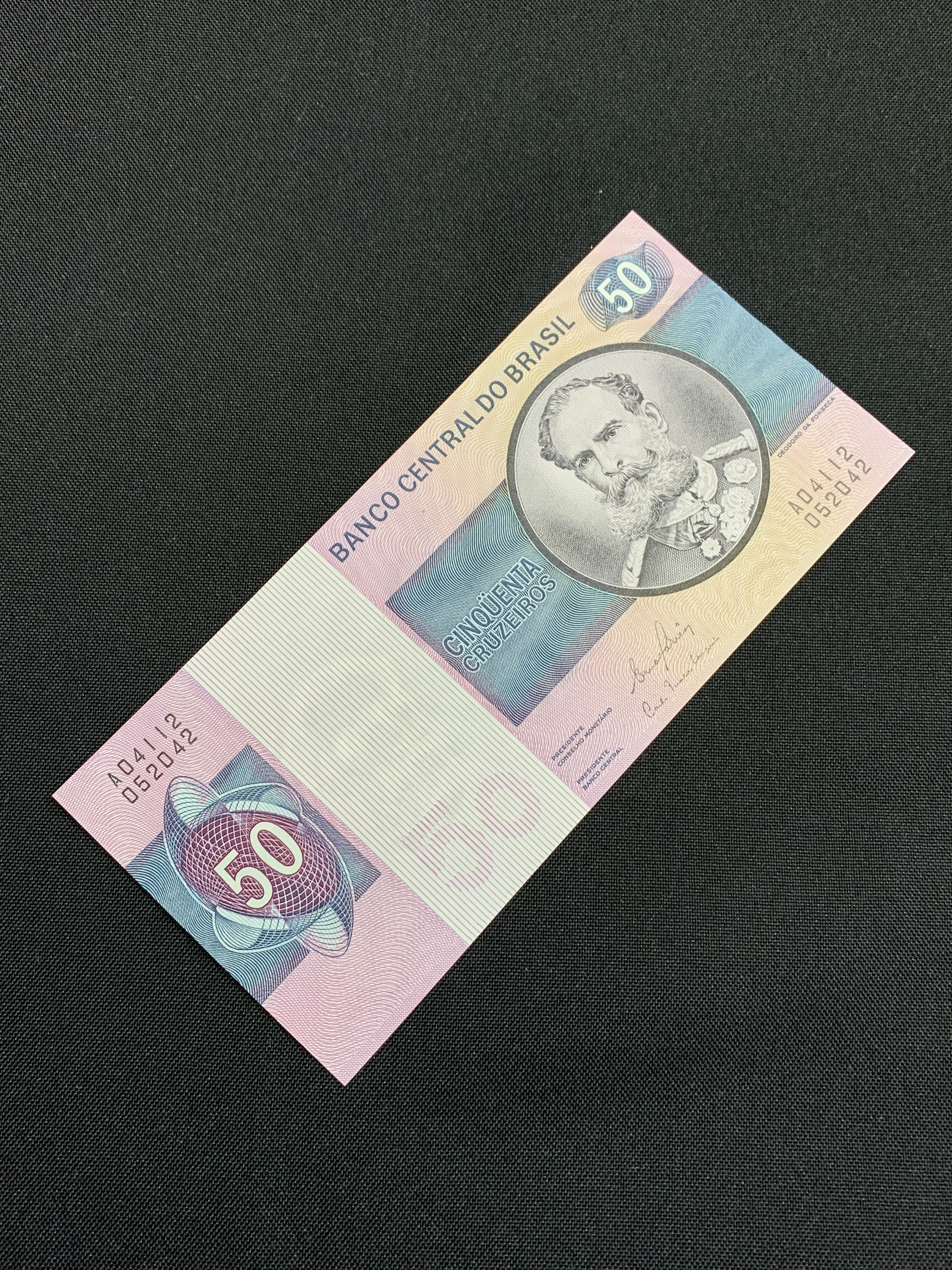 1 cédula de 50 cruzeiros 1980 C144 FE - Brasil