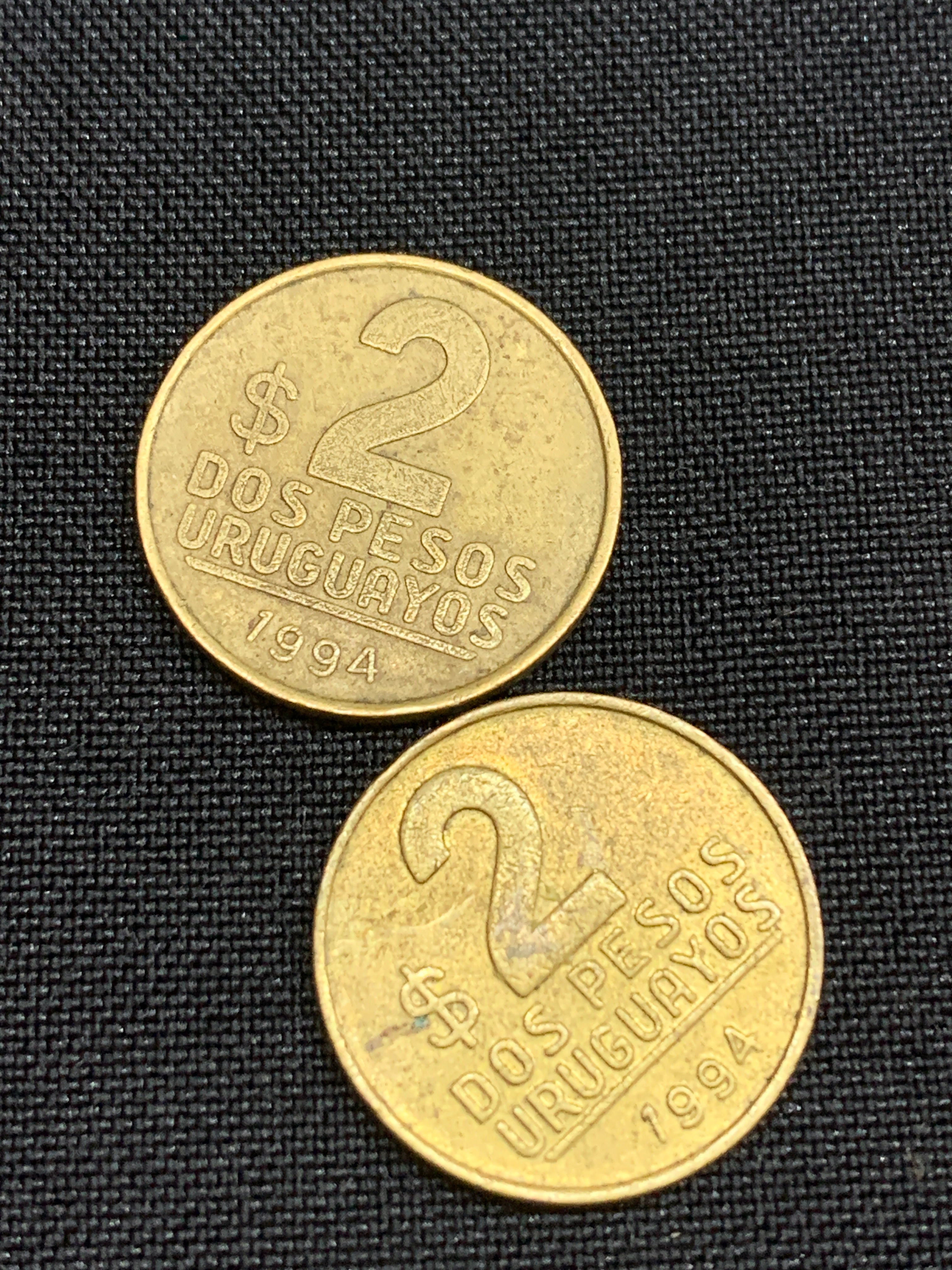 1 moeda de 2 pesos - 1994- Uruguai