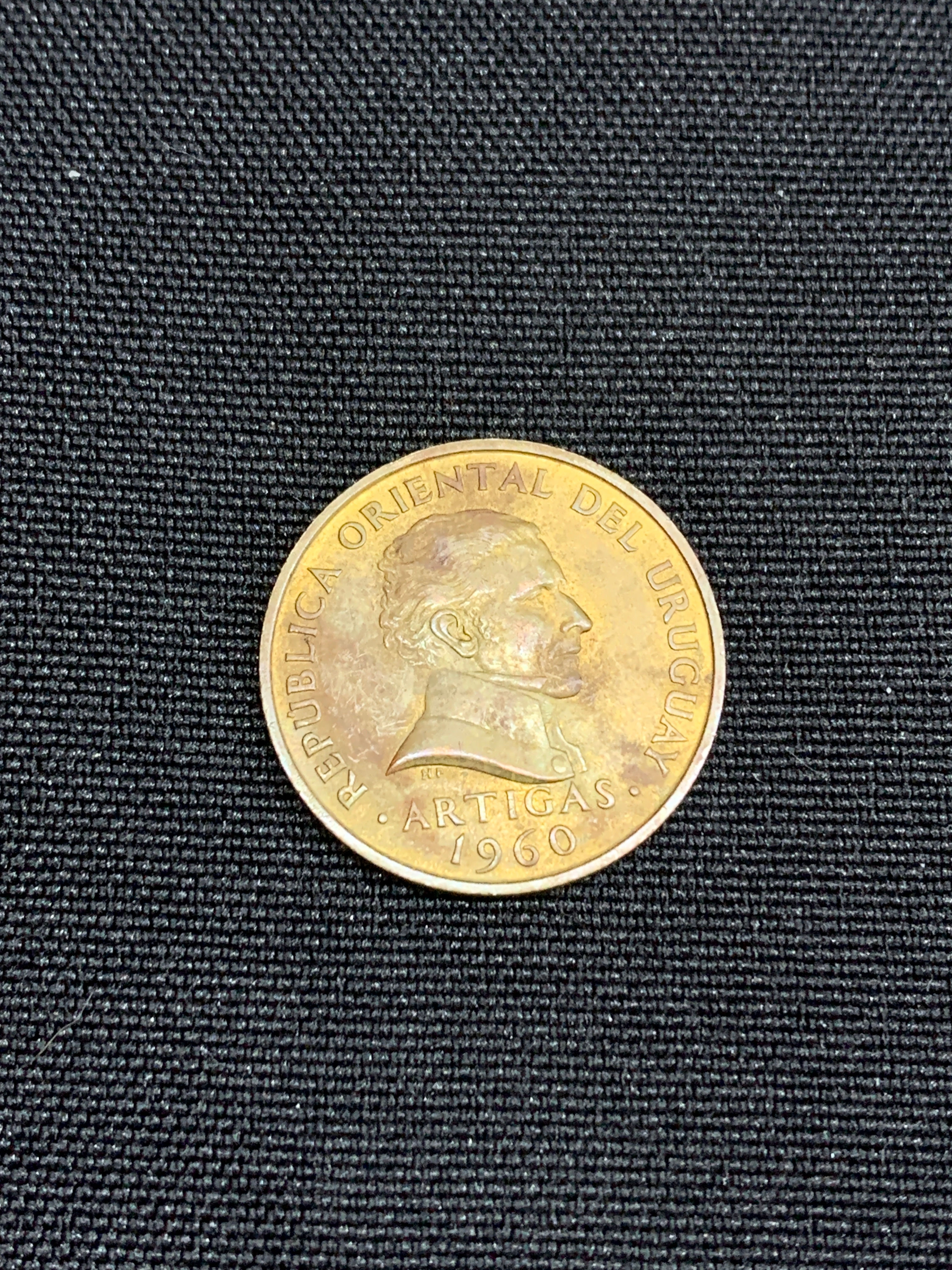 1 moeda de 10 centésimos - 1960 - Uruguai (cod. 043-26)