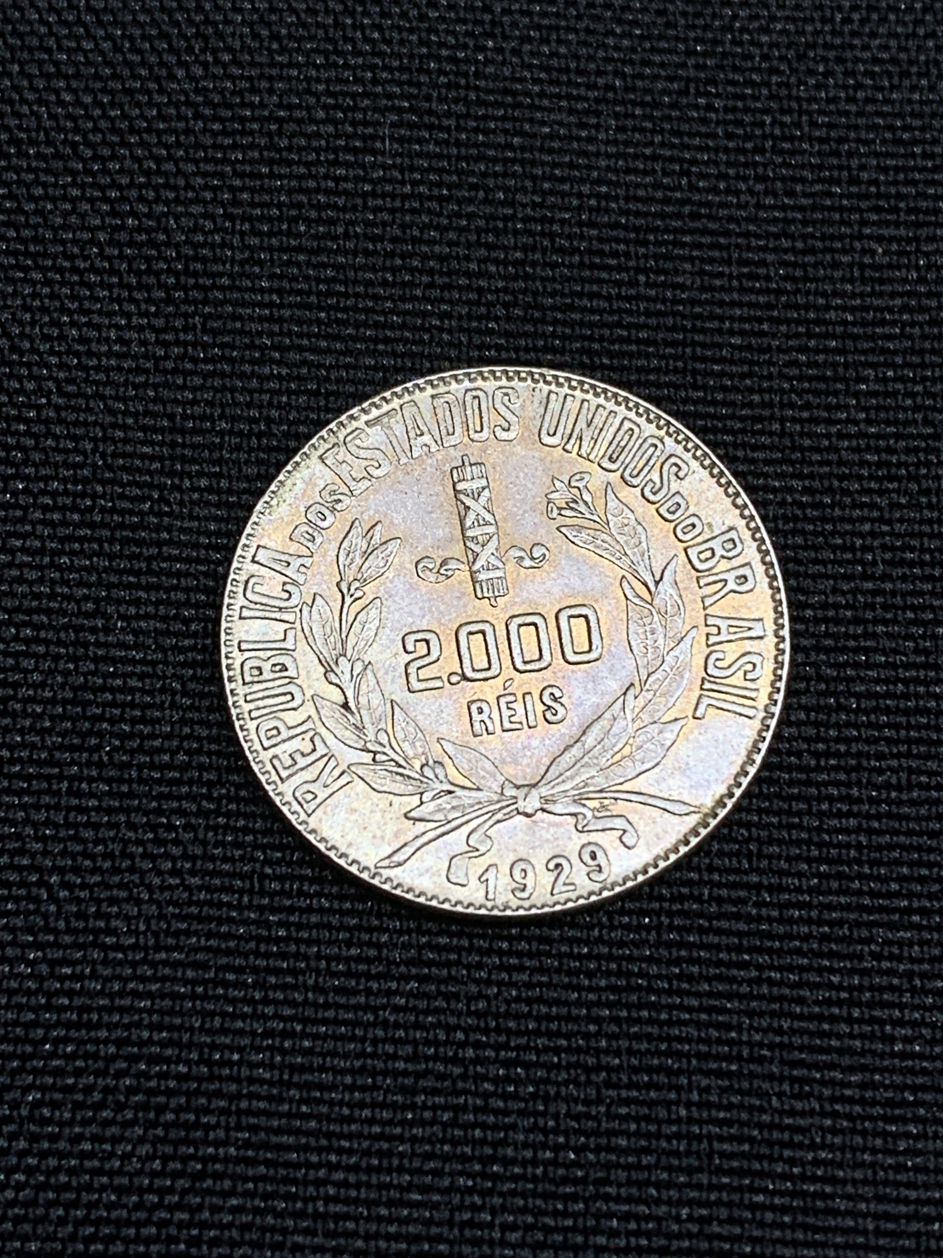 1 moeda de 2000 Réis - 1929 - Brasil - P715 (cod. 012-A)