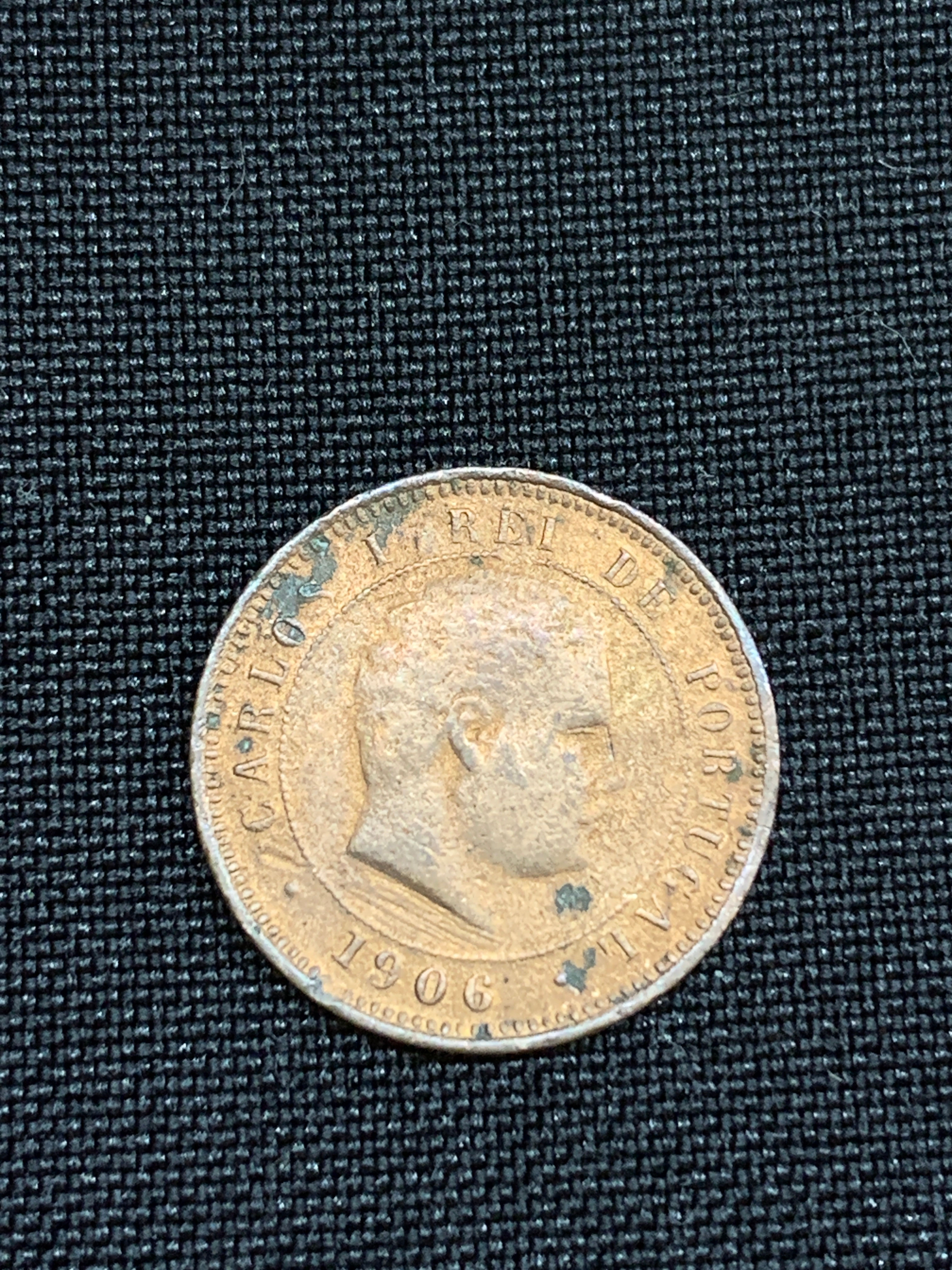 1 moeda de 5 Réis 1906 - Portugal (MBC)