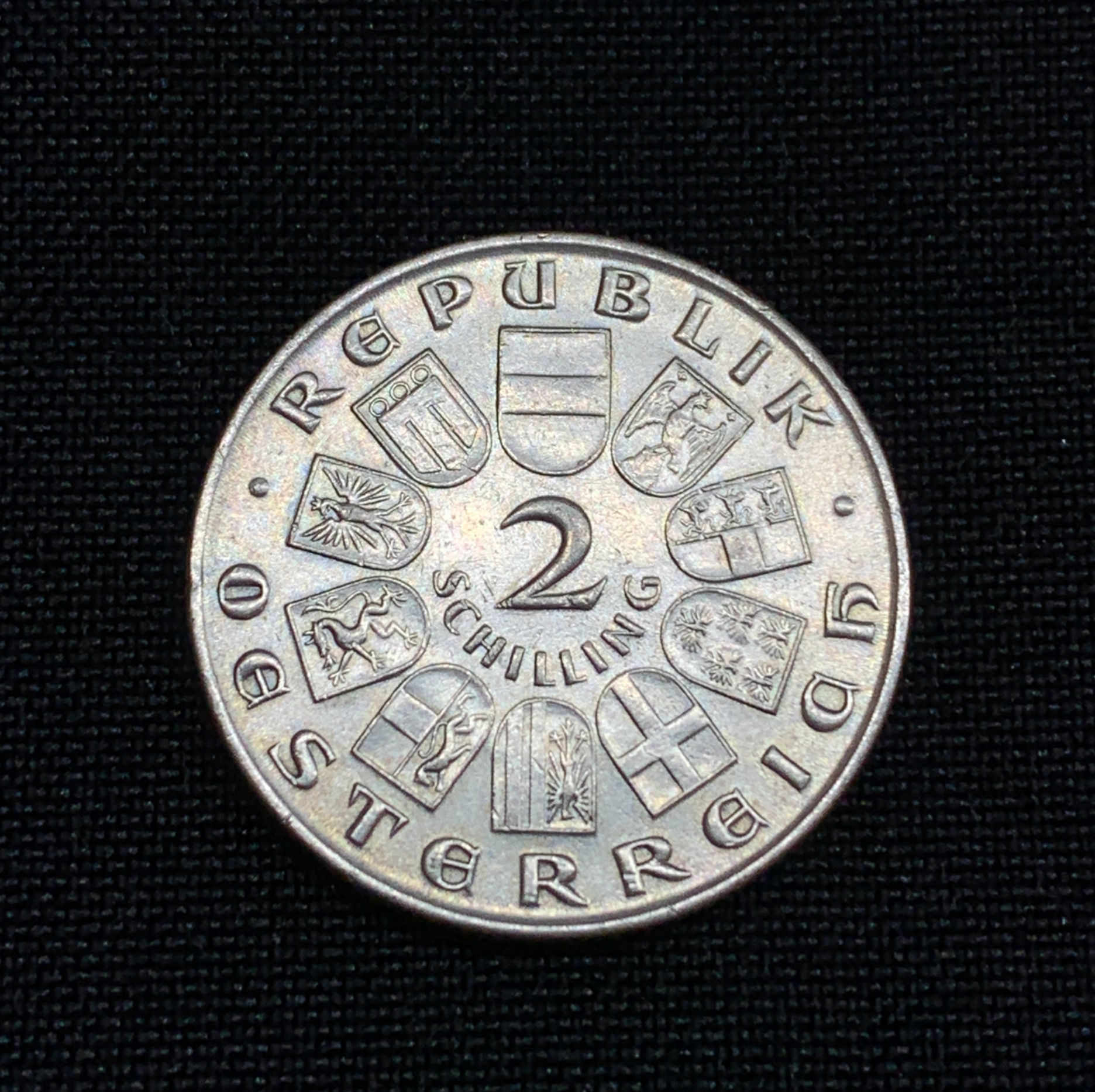 1 moeda de 2 Schilling - 1929 - Áustria (SOB)