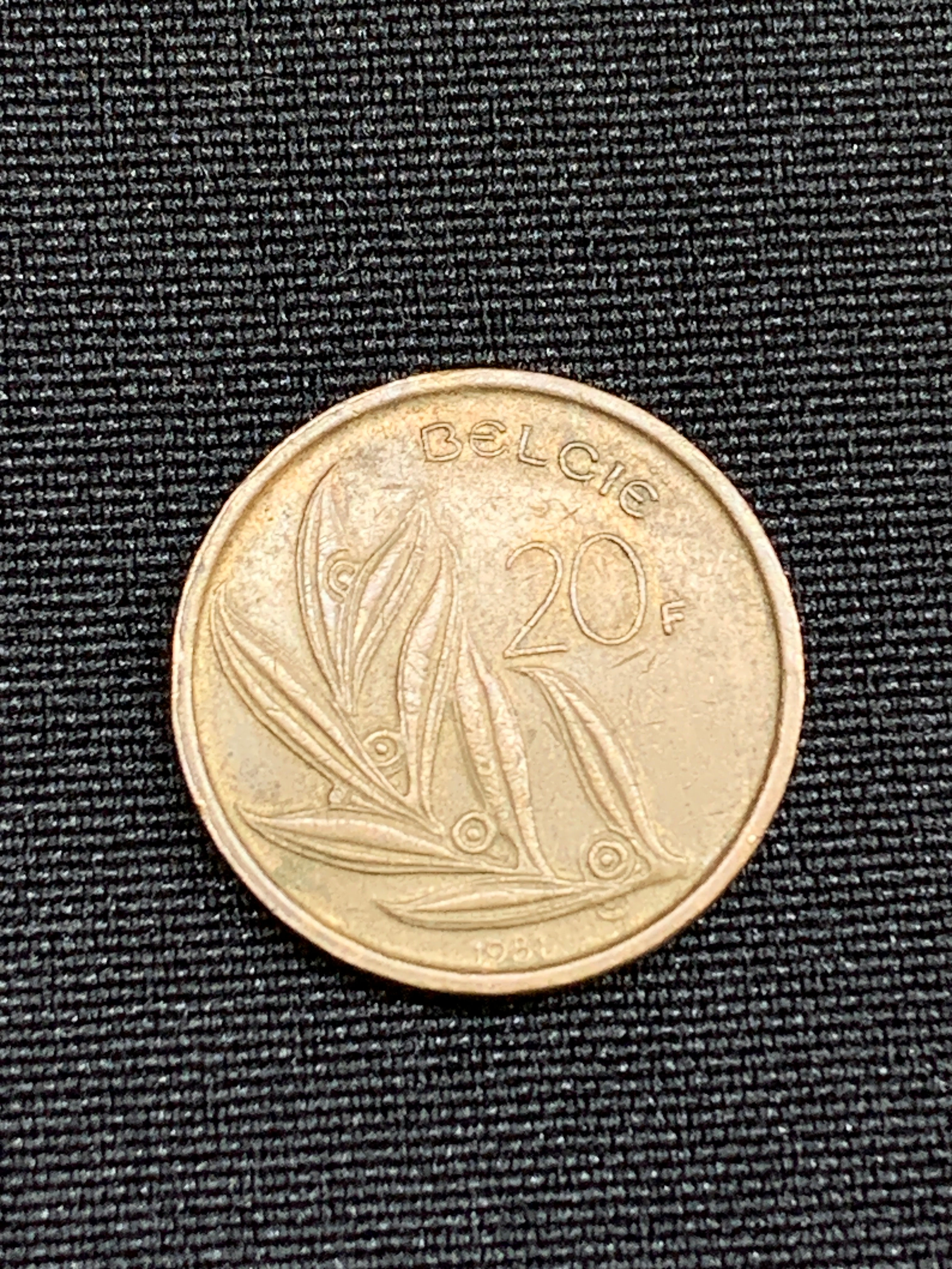 1 moeda de 20 francos - 1987 - Bélgica (cod. x029)