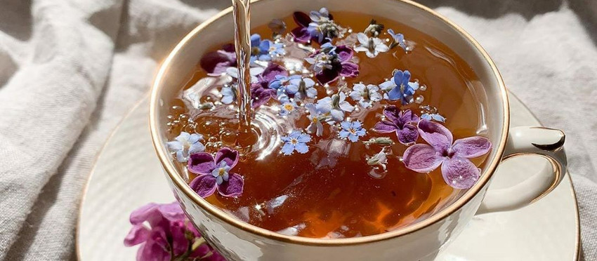 Tắm táp tâm hồn bằng trà thảo mộc.