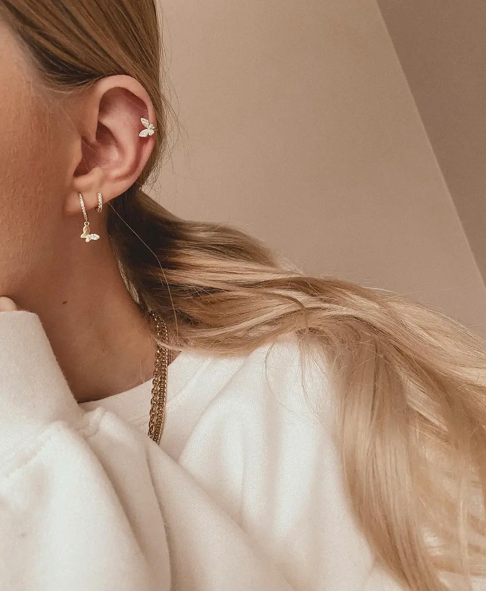 Miniatyrbilde: Sommerfugl Studs Gull