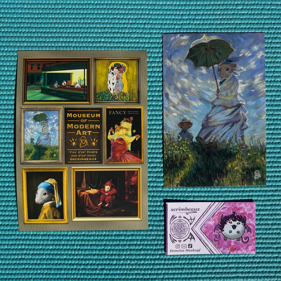 Thumbnail: Rat Pack - Mouseum of Modern Art, Mini Print Set