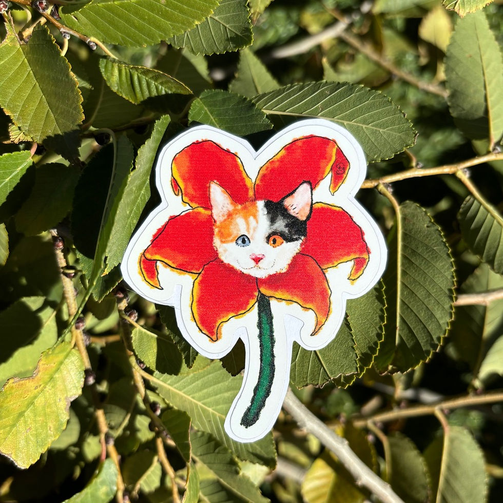 Thumbnail: Minnie’s kitten garden sticker pack 
