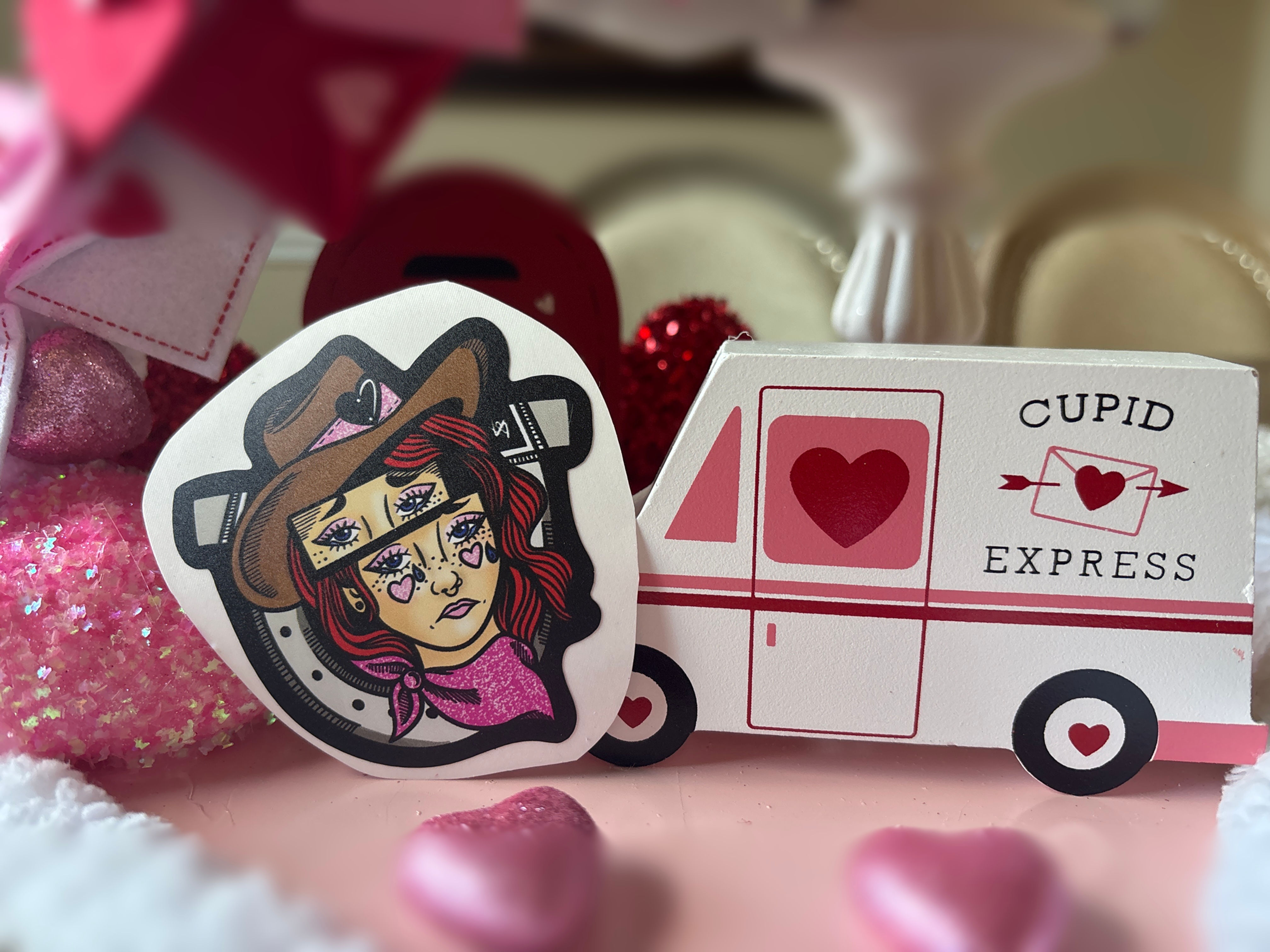 Pink Pony Club heartbreak sticker