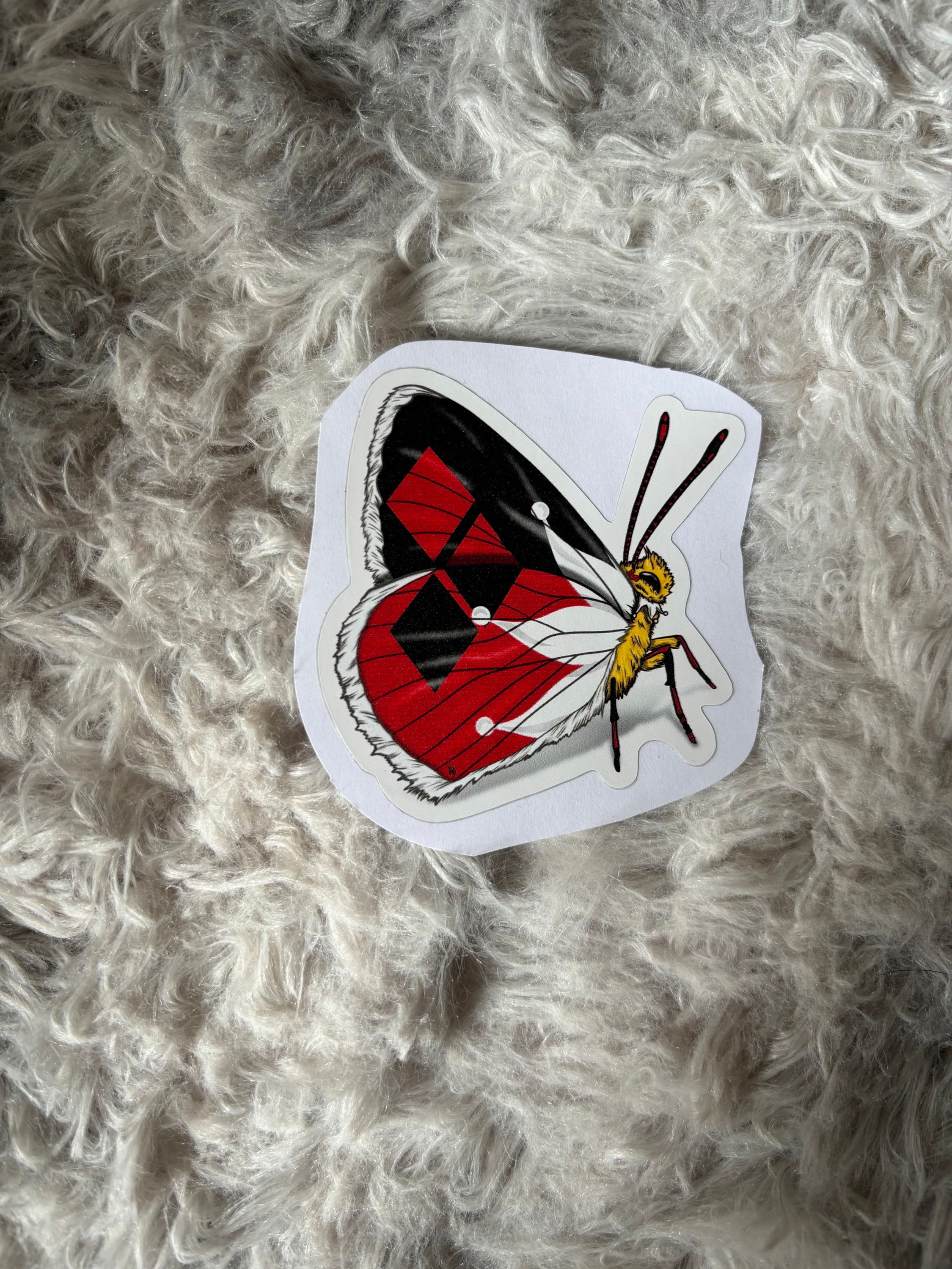 Harley butterfly sticker