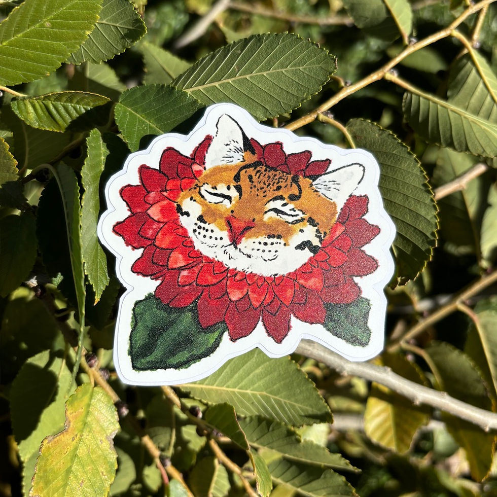 Thumbnail: Minnie’s kitten garden sticker pack 