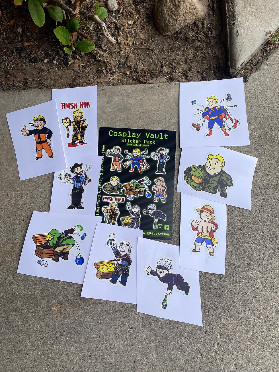 Thumbnail: Cosplay Vault sticker pack