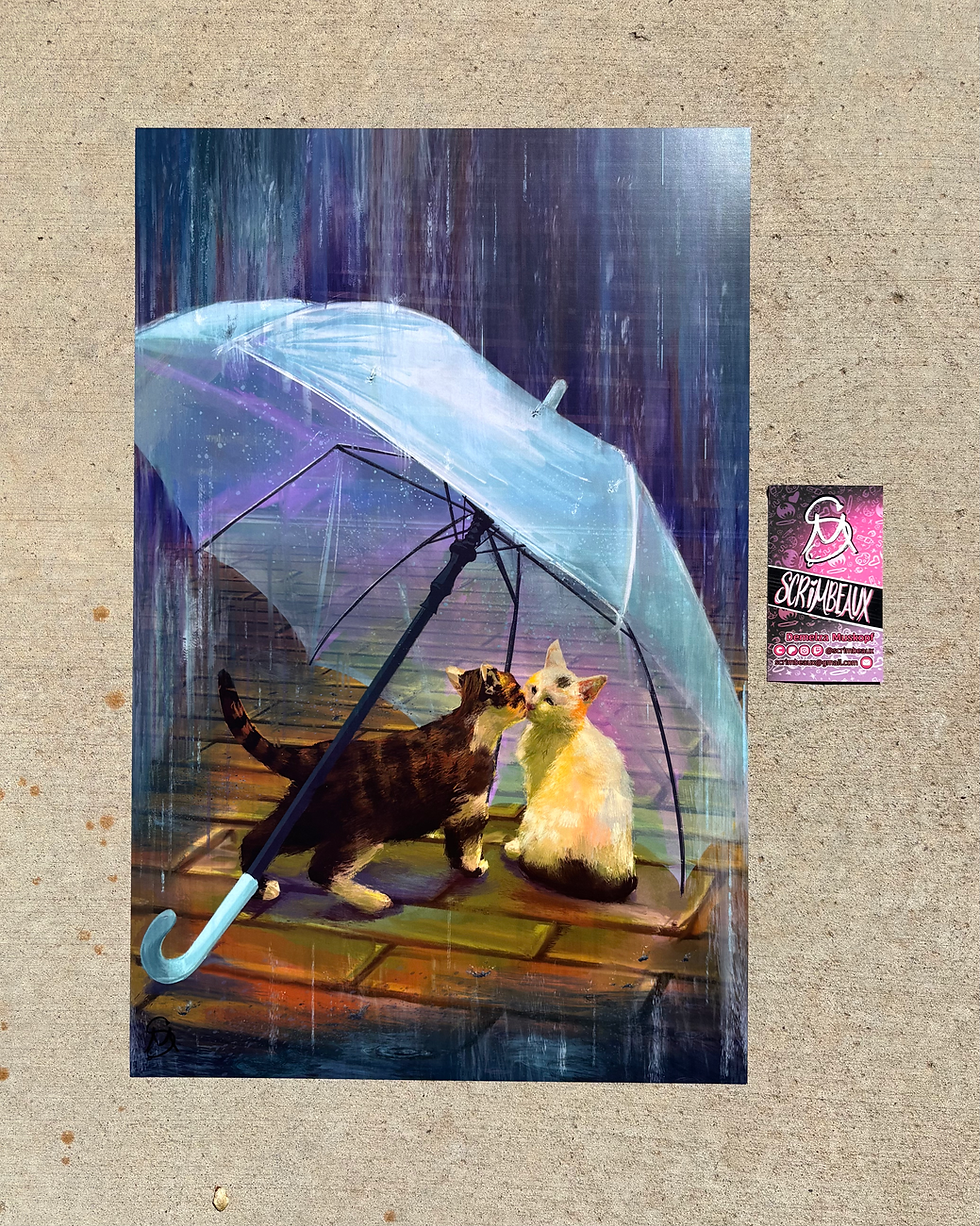 Thumbnail: A Moment in the Rain (Rain Cats)