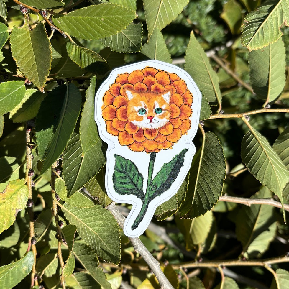 Thumbnail: Minnie’s kitten garden sticker pack 