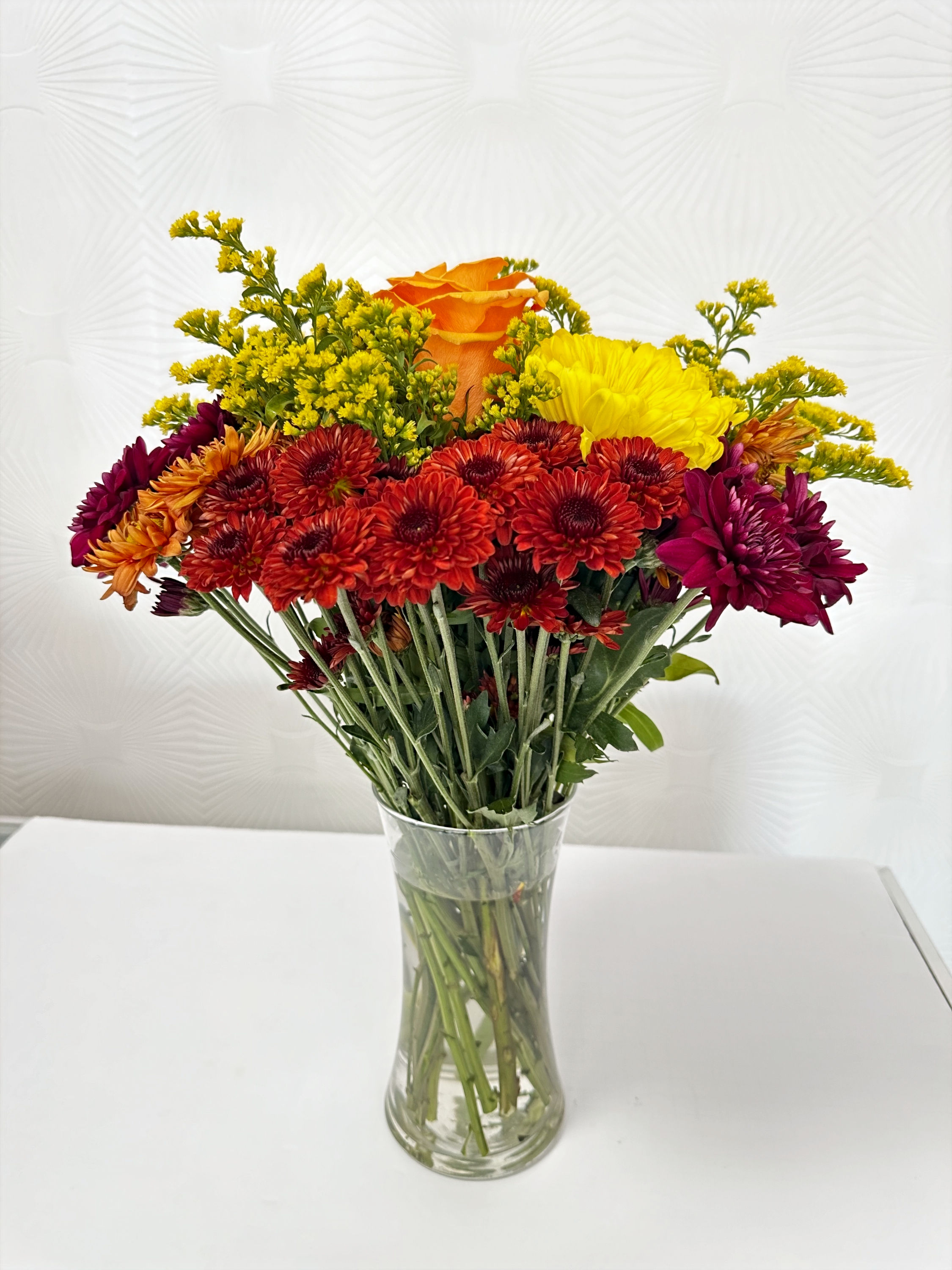 Fall Glass Bouquet