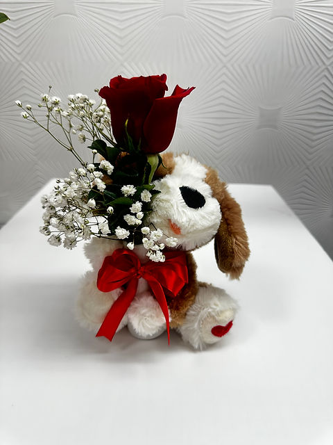 Love Rose with Plush Toy | Bloom in a box Love Rose with Plush Toy | Bloom in a box