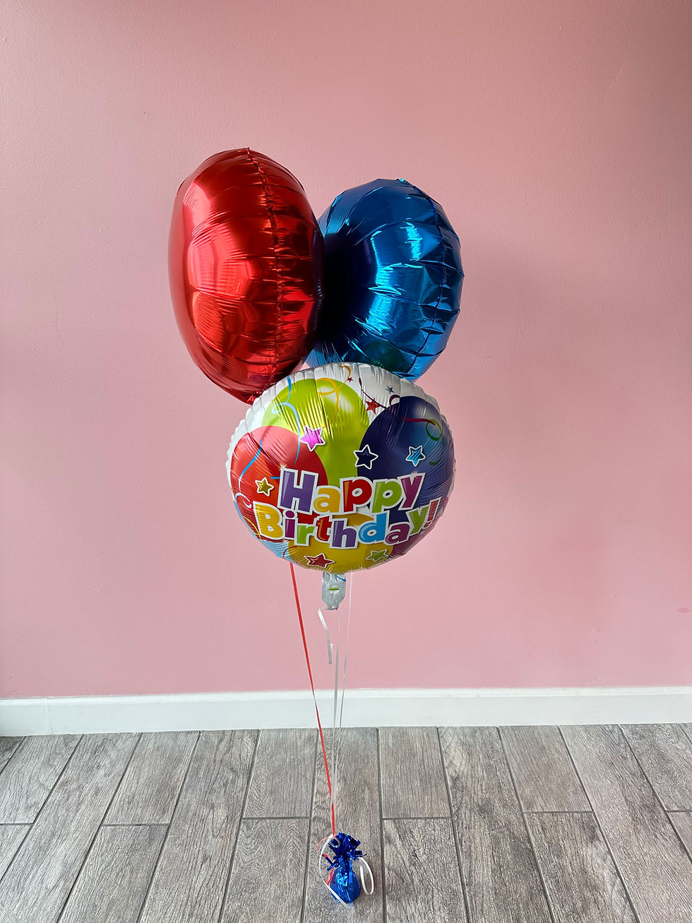 Thumbnail: Small Birthday  Ballon Bouquet