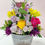 Thumbnail: Large flowers and Garden Metal Bucket