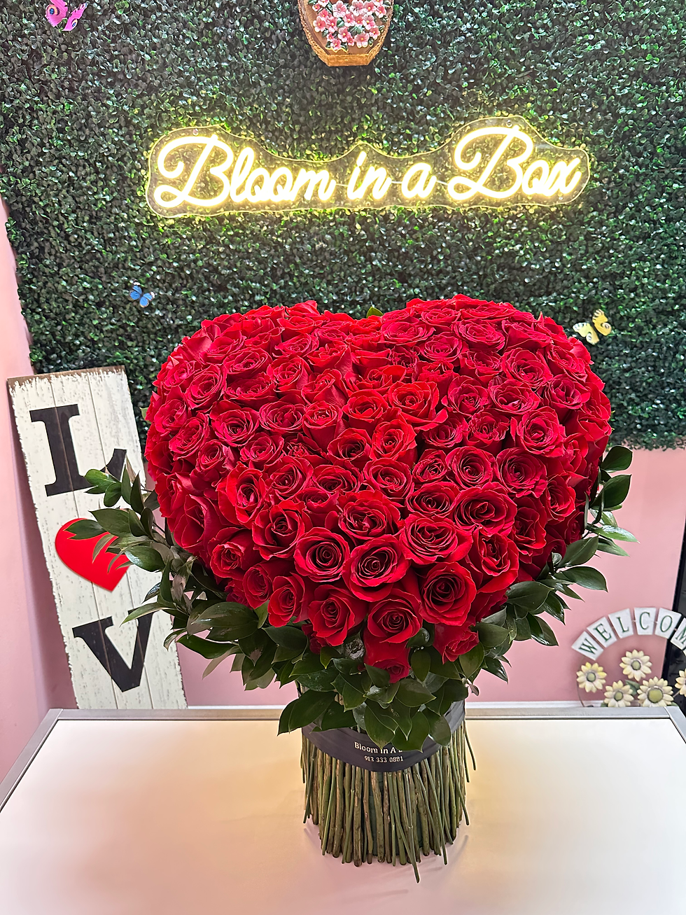 Standing Heart Arrangement