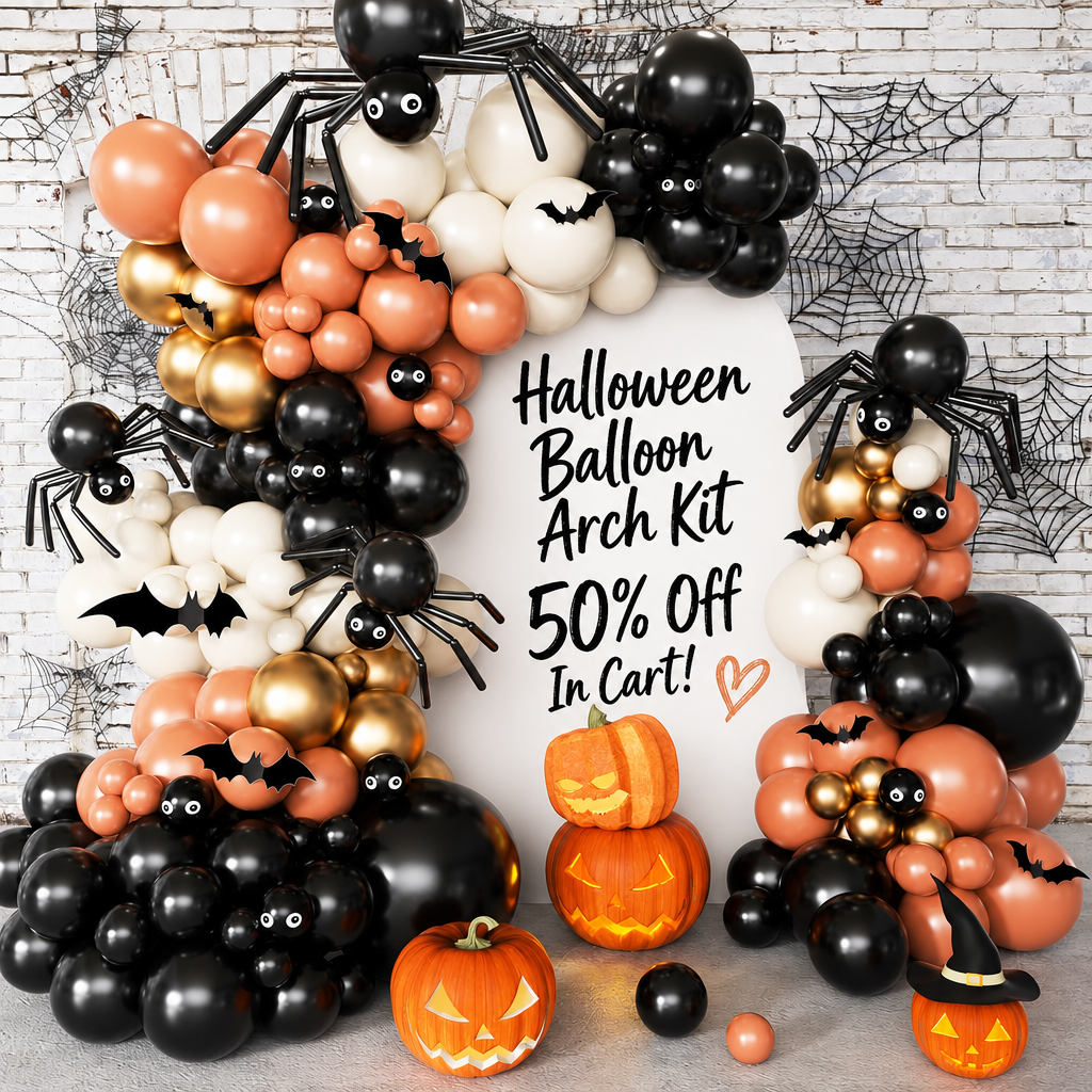 Halloween Balloon Garland Arch Kit for Halloween Party Decorations