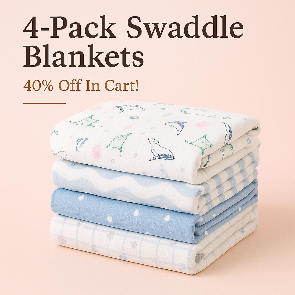4-Pack Swaddle Blankets