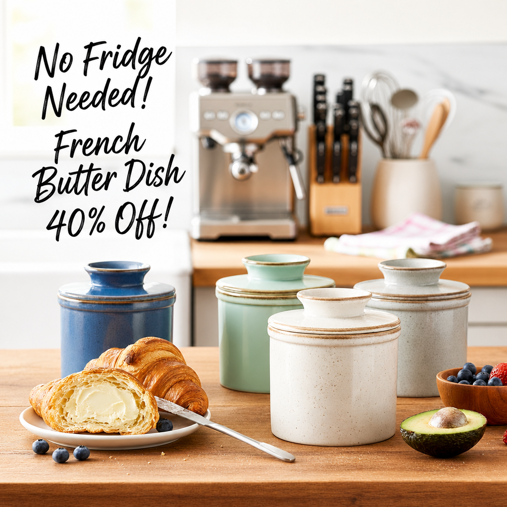 No Fridge Needed! French Butter Dish