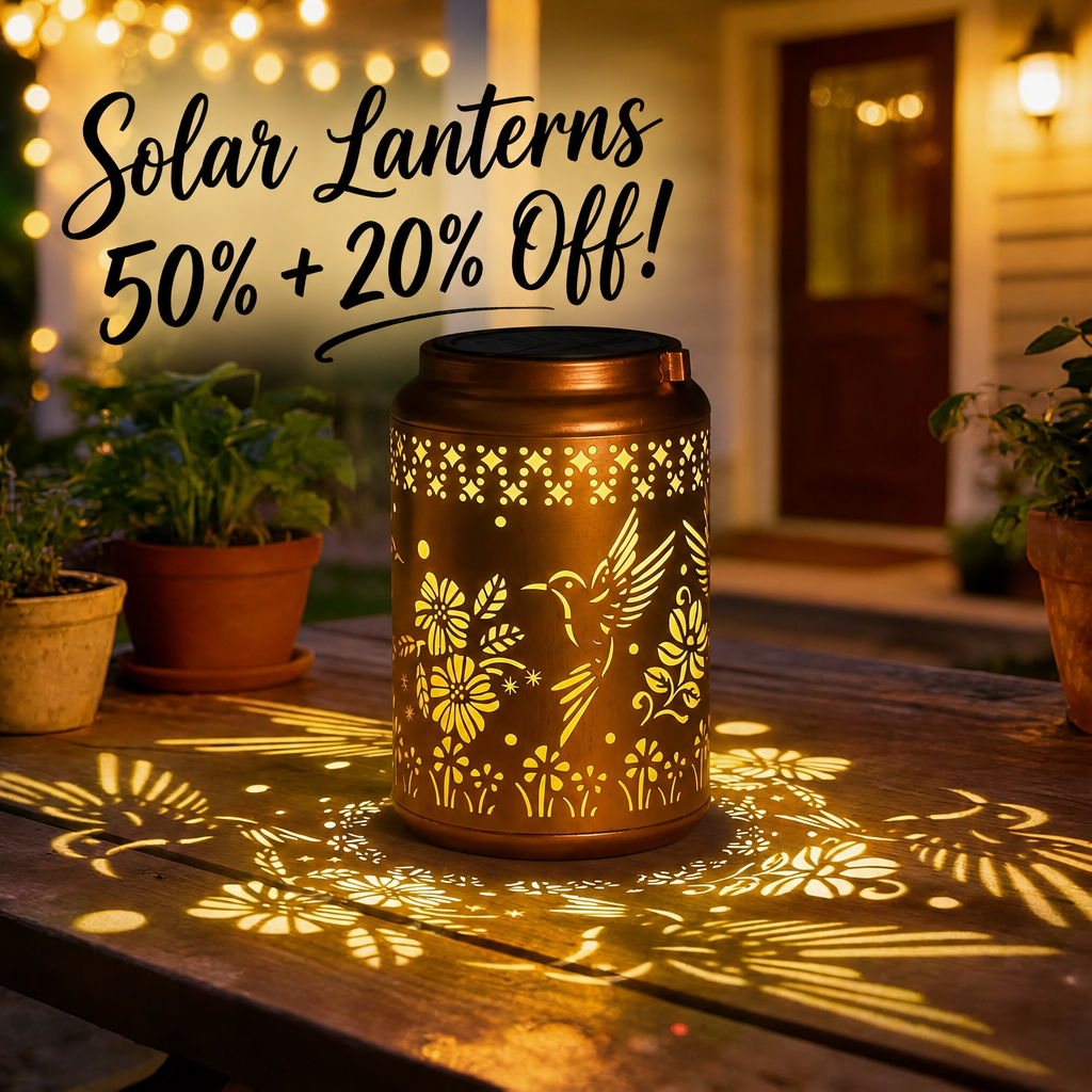 Birthday Gifts for Women Men, Garden Decor Hummingbird Solar Lanterns Outdoor Waterproof, Teacher Appreciation Gifts, Graduation Gifts, Mother Day Gifts for Mom