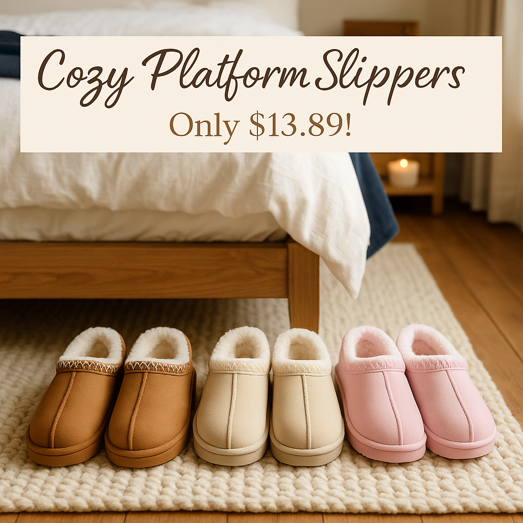 Cozy Platform Slippers