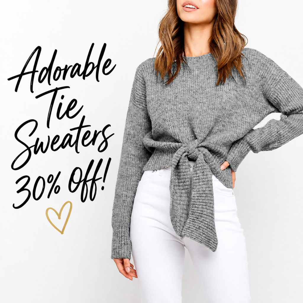 Adorable Tie Sweaters