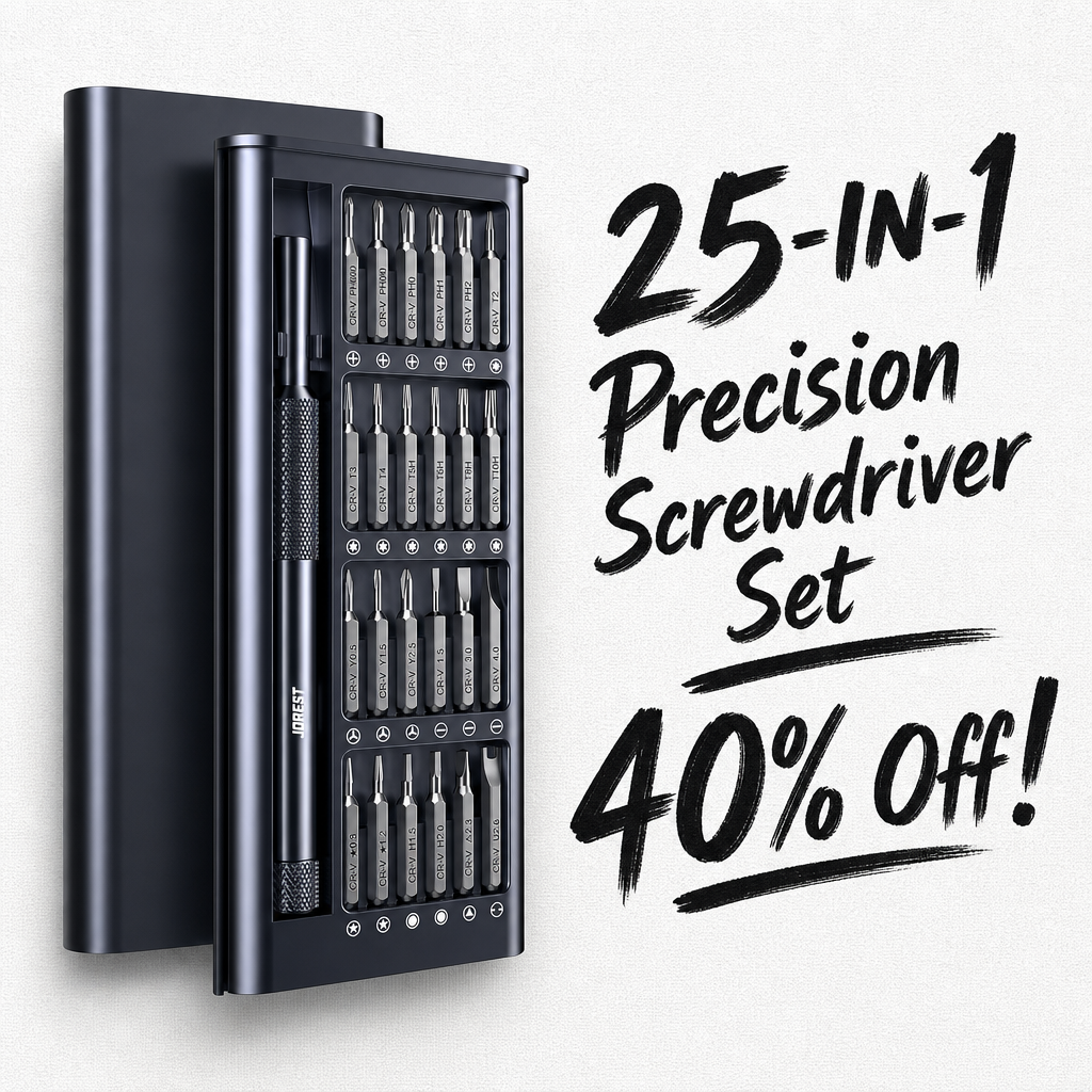 25-IN-1 Precision Screwdriver Set