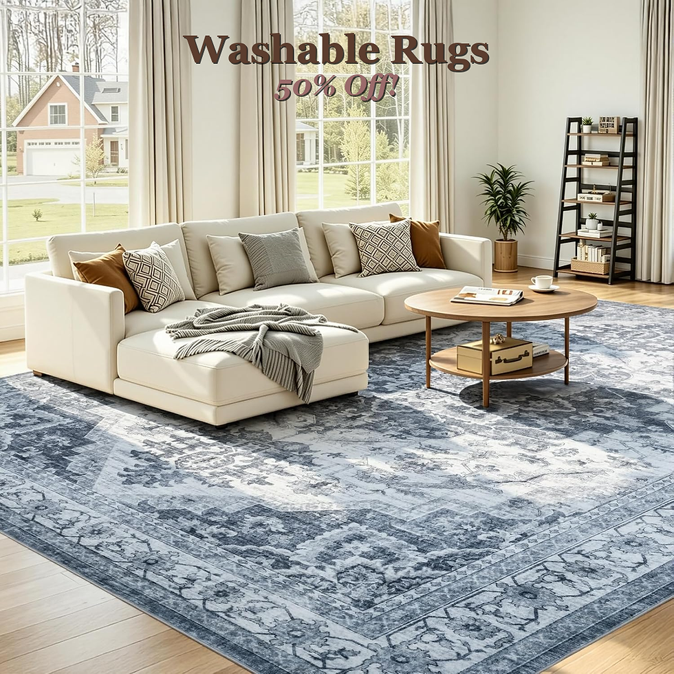 15 washable rugs