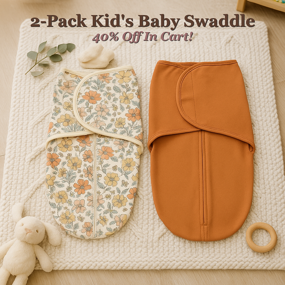 10 2-pack kids baby swaddle