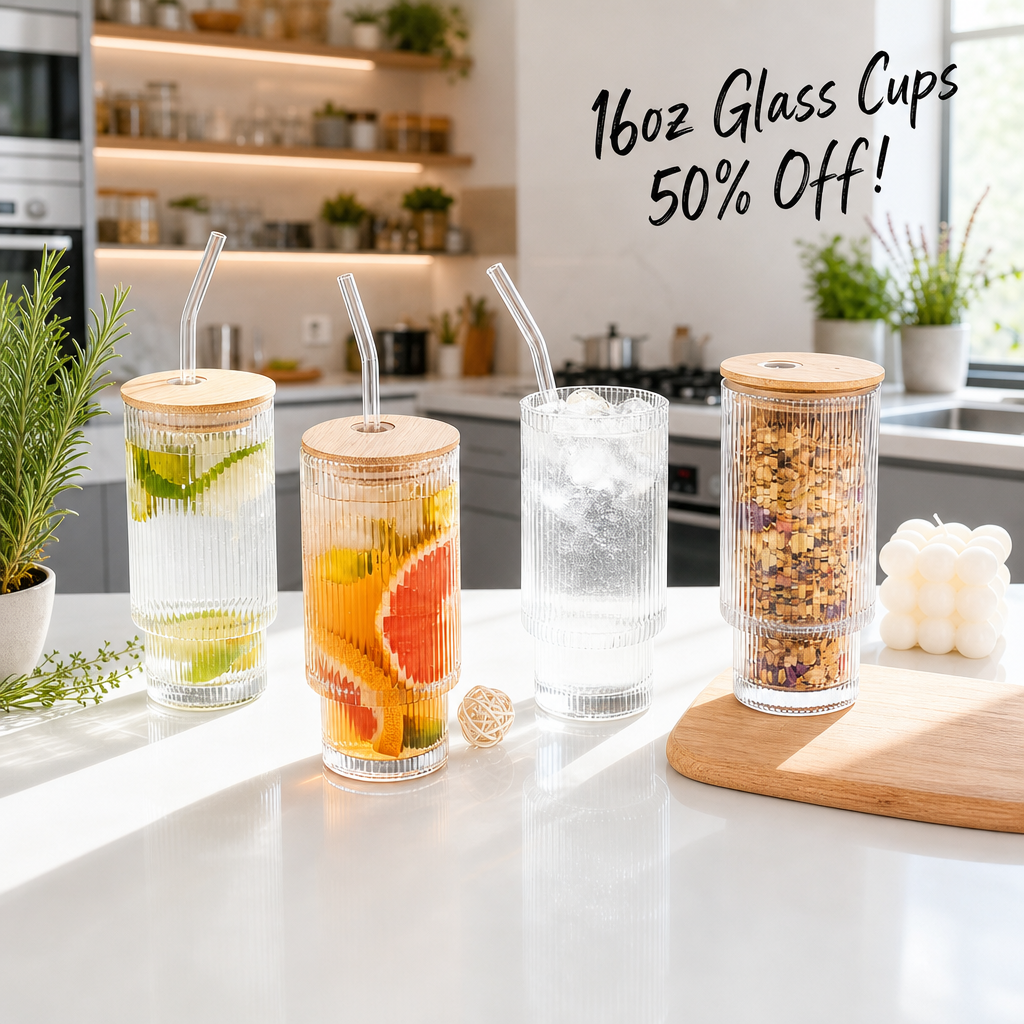 16oz Glass Cups