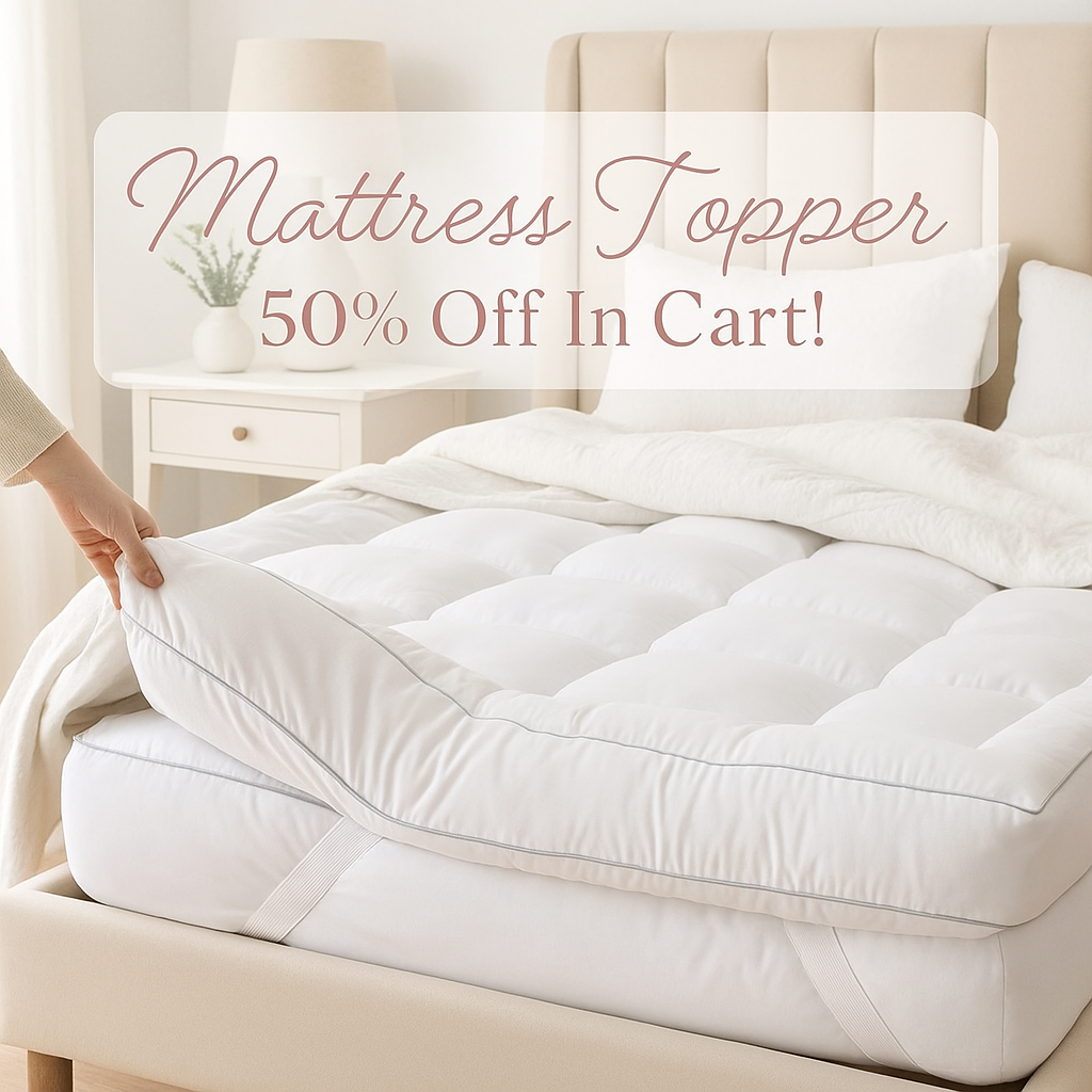 SHOUREN Memory Foam Mattress Topper Twin for Back Pain Relief, 2~3In Thick Plush Gel Foam Bed Topper 1700 GSM, Smooth & Supportive Pressure Relief, 75" x 39"