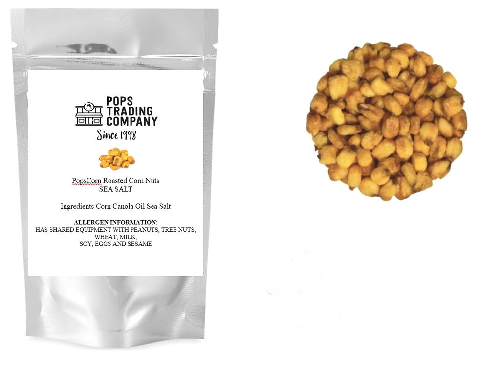 POPS TRADING COMPANY Since 1998 PopsCorn Roasted & Salted Corn Nuts (6-ounce) Re