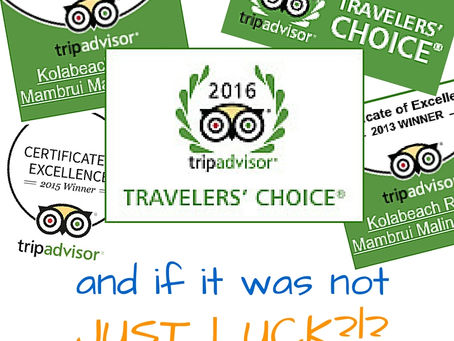 Tripadvisor Travelers' Choice | Thanks for making it happen
