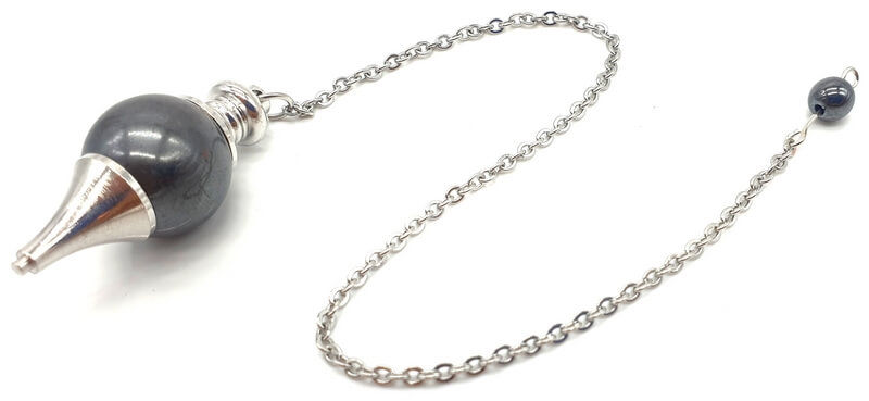 Pendule sphère Hématite 4cm
