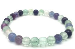 Bracelet Fluorite 6mm